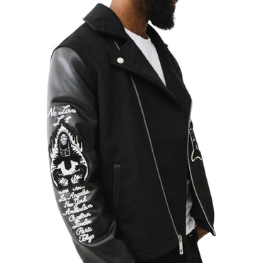 TRUE RELIGION: Property of None Biker Jacket 108614