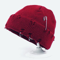 DISTRESSED BEANIE