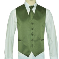 BRAND Q:  Solid Satin Vest 10