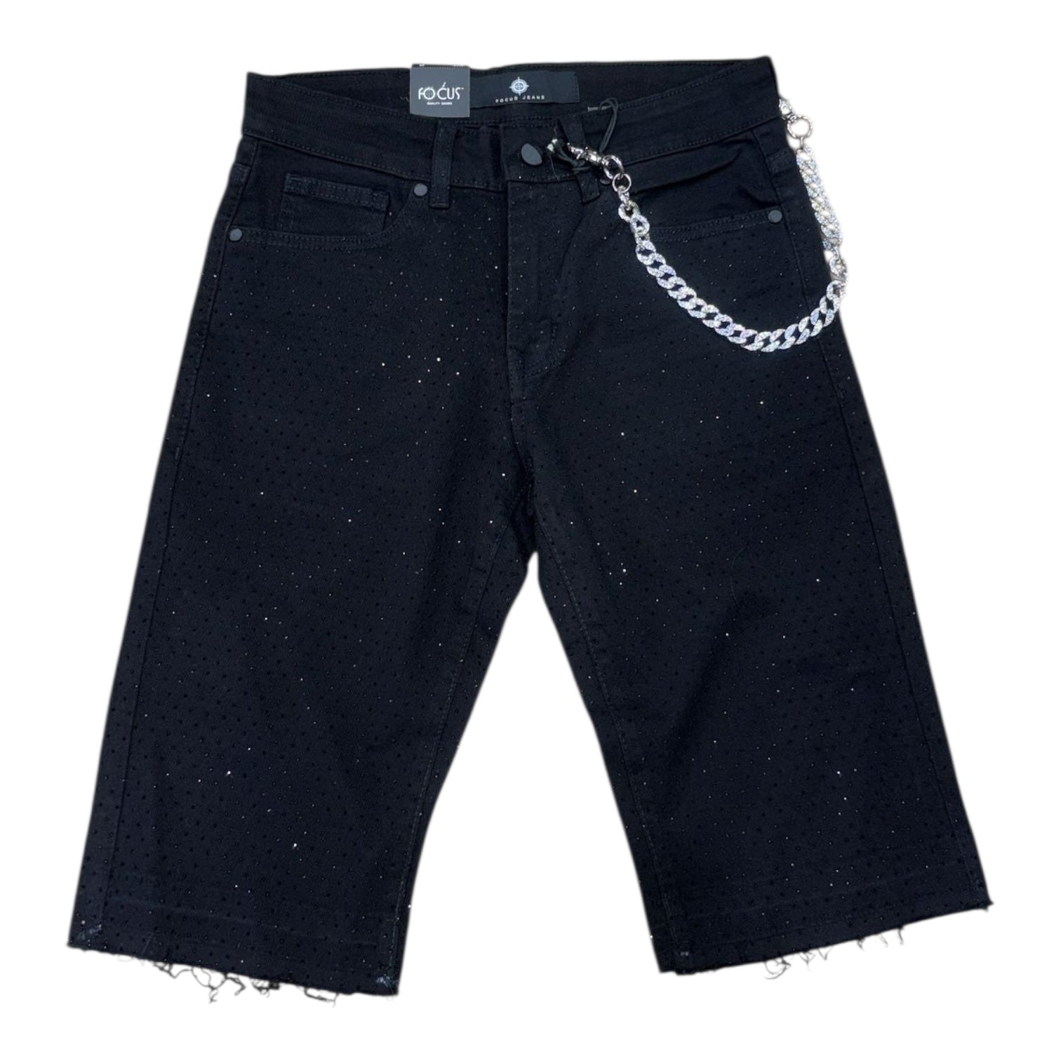 FOCUS: All Over Stone Denim Shorts 2519