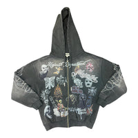 MAJESTIK: Majestik Dept. Zip Hoodie FH2508