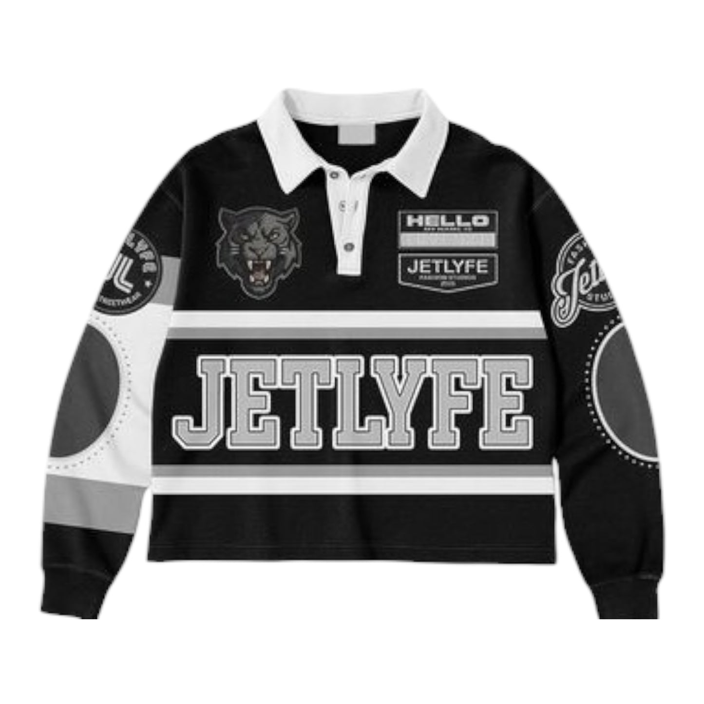 JETLYFE: Ruby LS Polo JL032