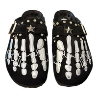 IN THE FIELD: Rhinestone Bones Clogs