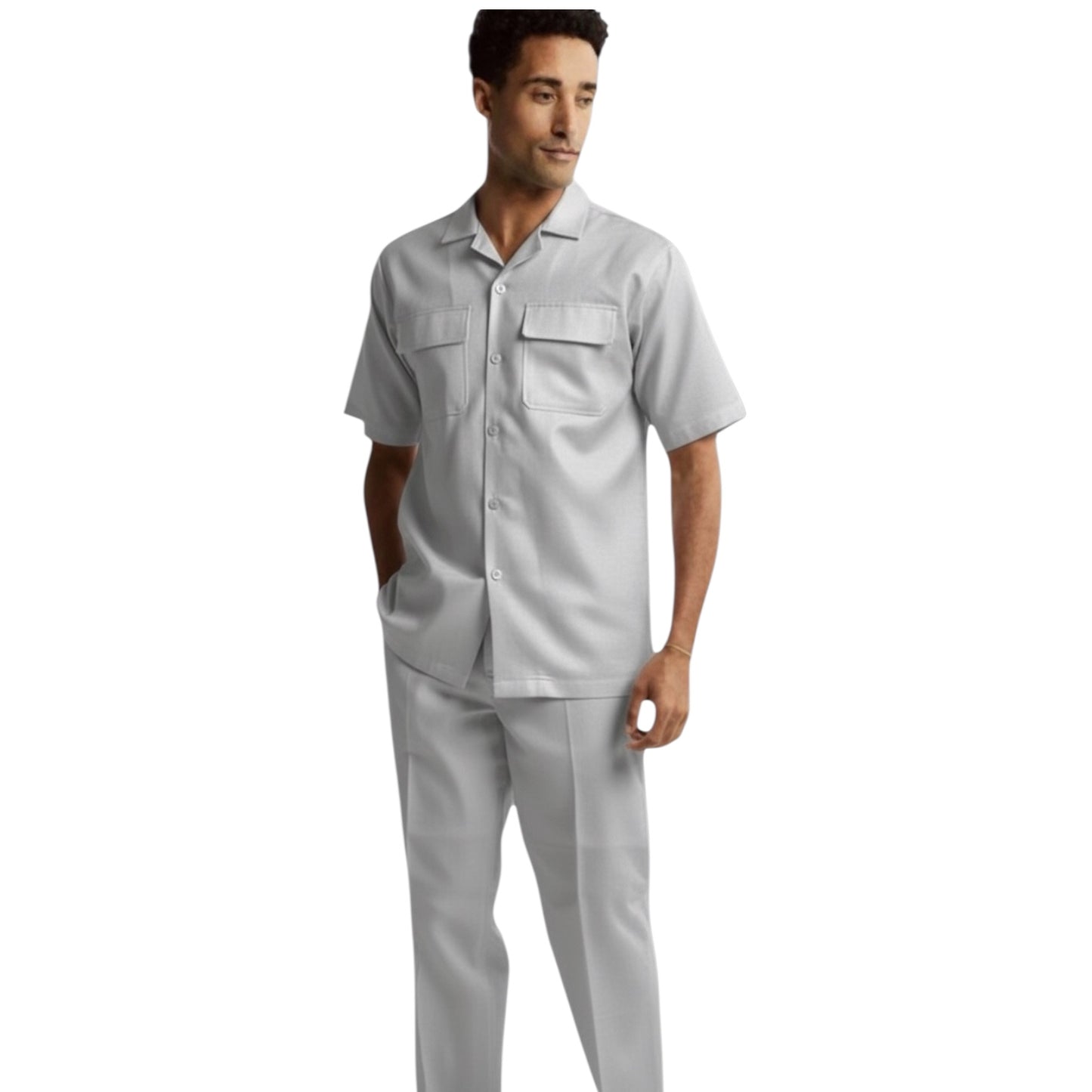 STACY ADAMS: 3510 2PC. LINEN SET