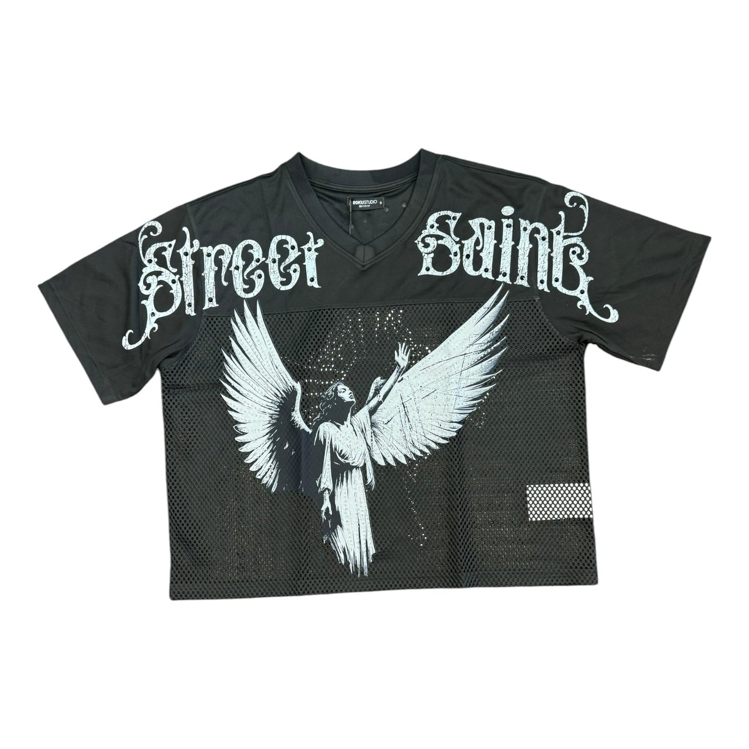 ROKU STUDIO: Street Saints Mesh Jersey RK1482031