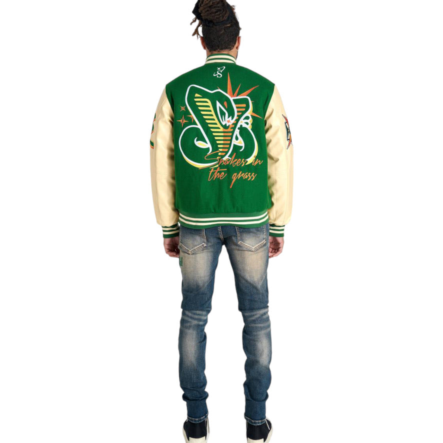 SUGARHILL: Serpent Varsity Jacket