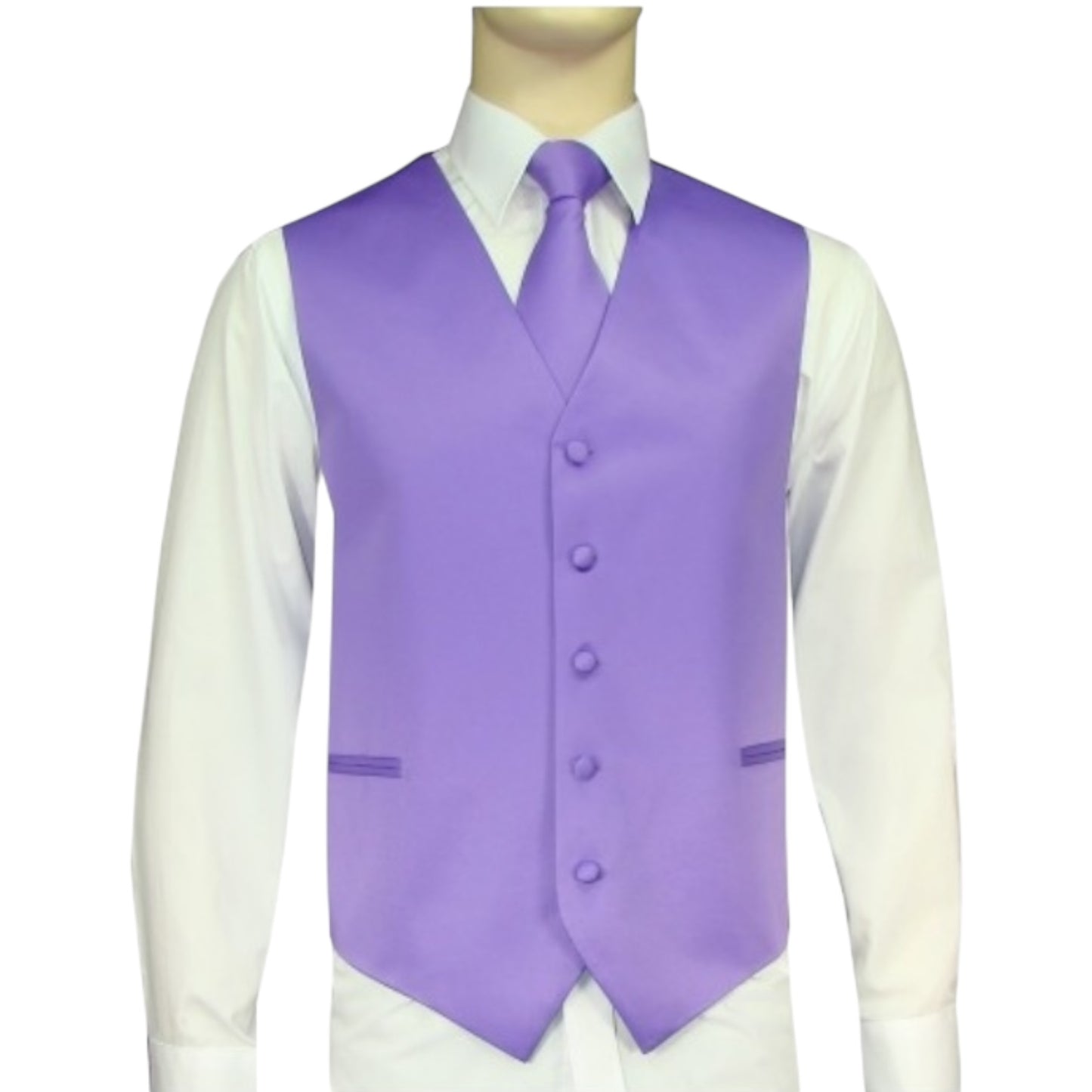 BRAND Q:  Solid Satin Vest 10