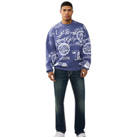 TRUE RELIGION: All Over Vintage Sweatshirt 109880