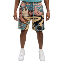 BLAC LEAF: Tapestry Knit Short Set