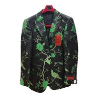 MAZARI: Floral Metallic Blazer 9642