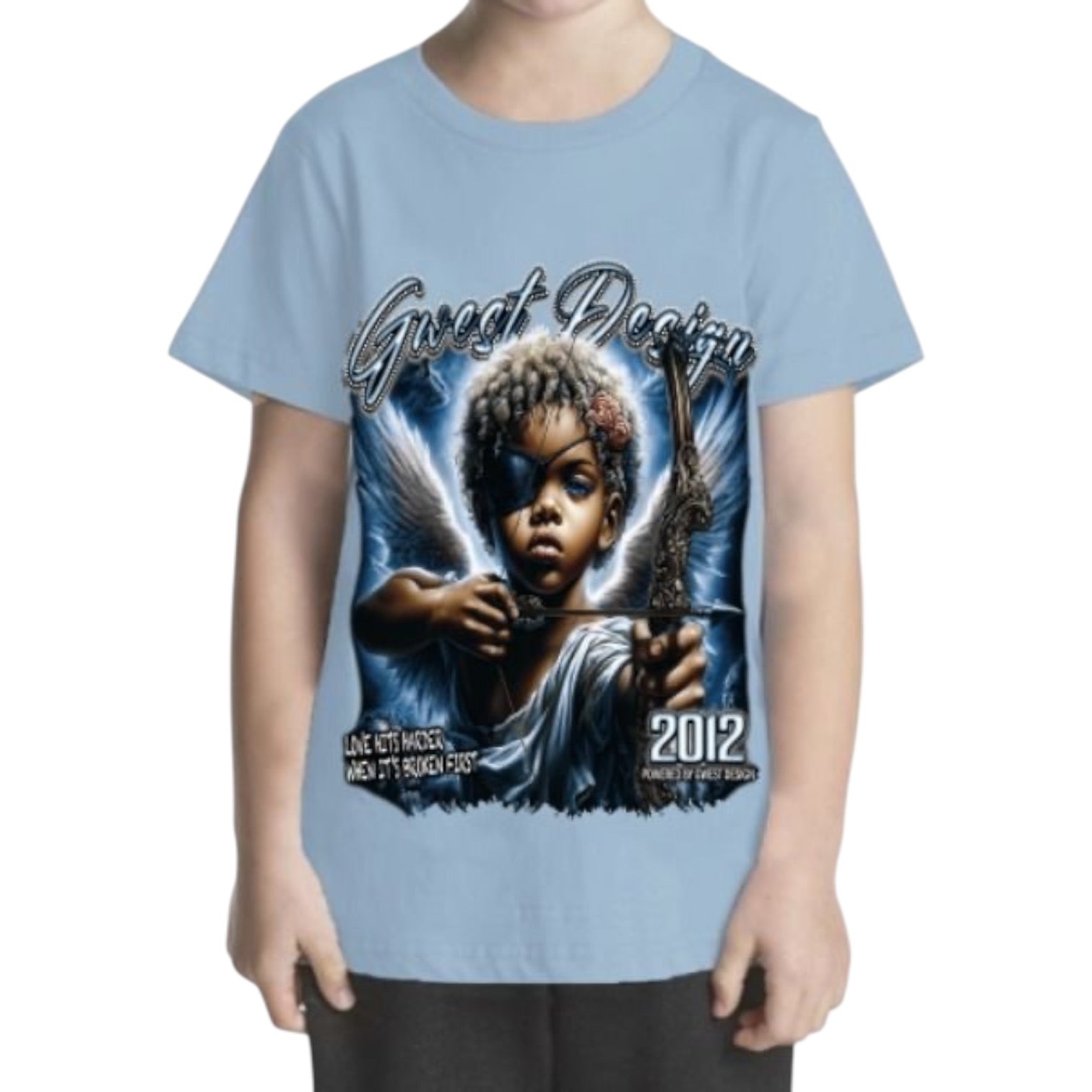 G*WEST: BOYS Broken Angel SS Tee 9483