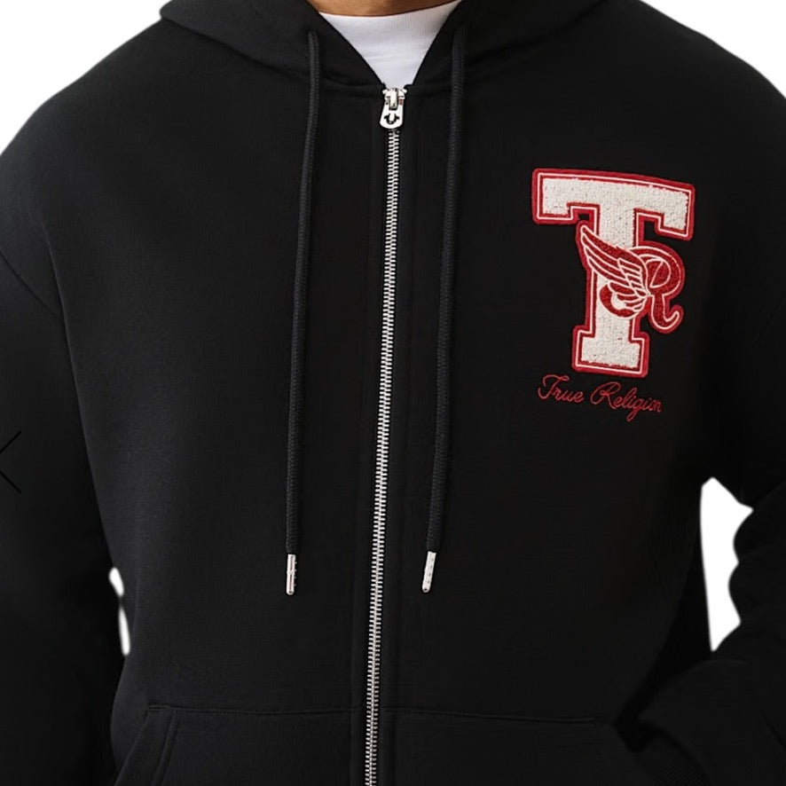 TRUE RELIGION: Champs Zip Hoodie Jogger Set
