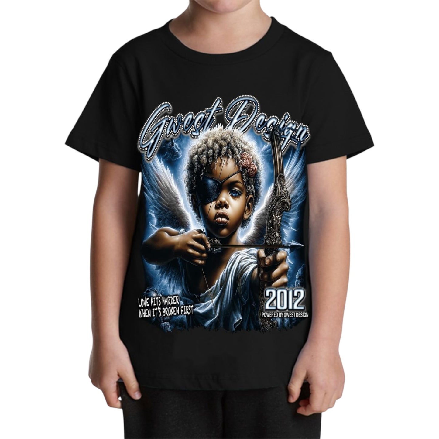G*WEST: BOYS Broken Angel SS Tee 9483