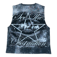 MAJESTIK: Destruction Tapestry Sleeveless TH2607