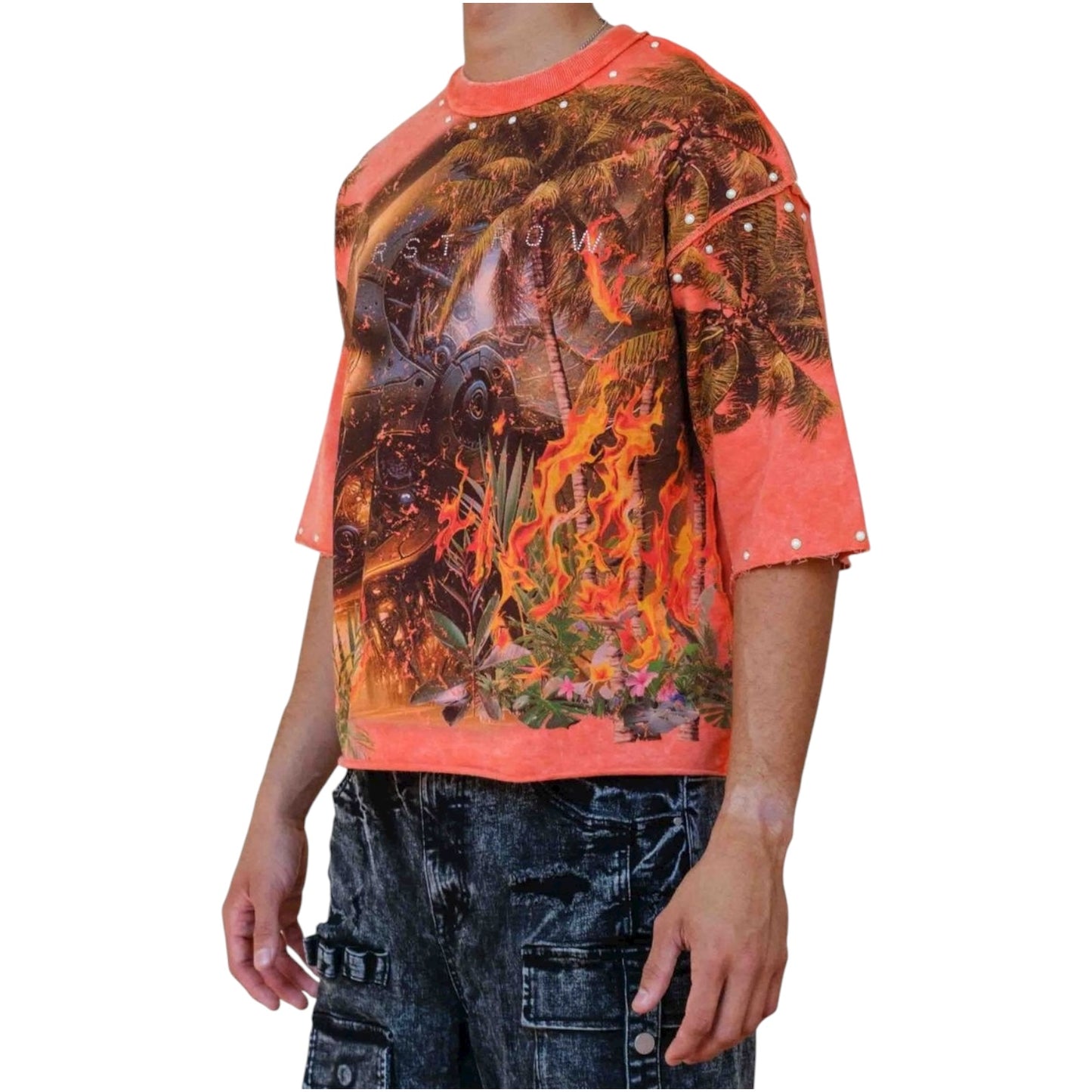 FIRST ROW: Broken Crop Tee FRM1040