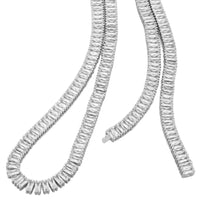 KING ICE: 6mm Baguette Tennis Chain