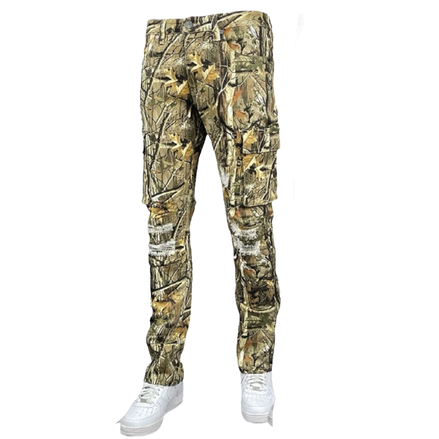 BLIND TRUST: Camo Cargo Pants BTP24121