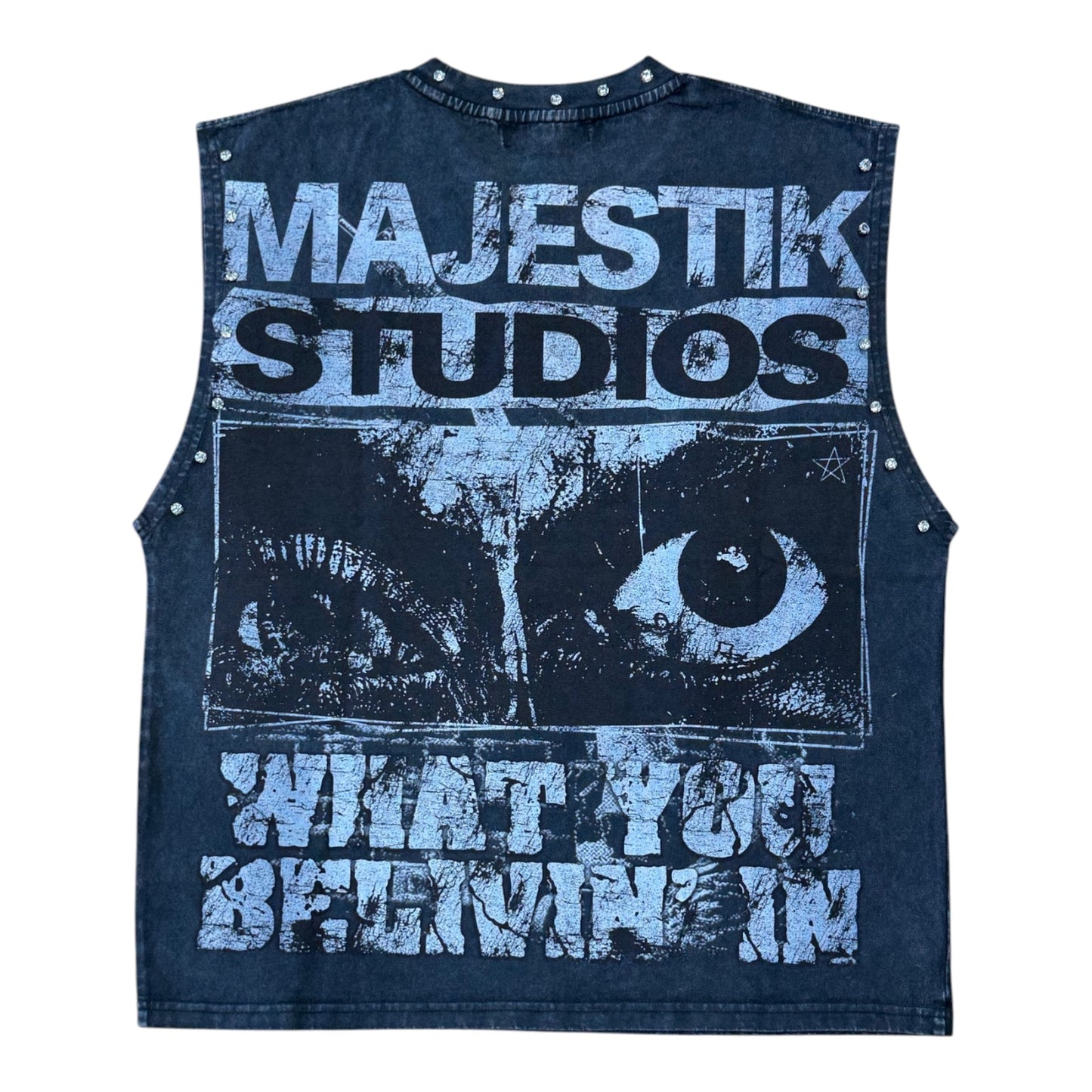 MAJESTIK: Studios Graphic Sleeveless TE26004