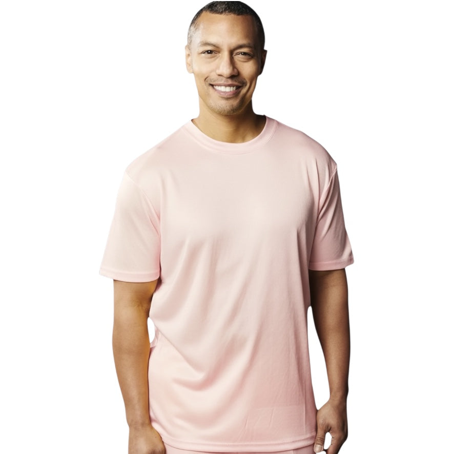 STACY ADAMS: Ribbed Mock Neck Tee 5002