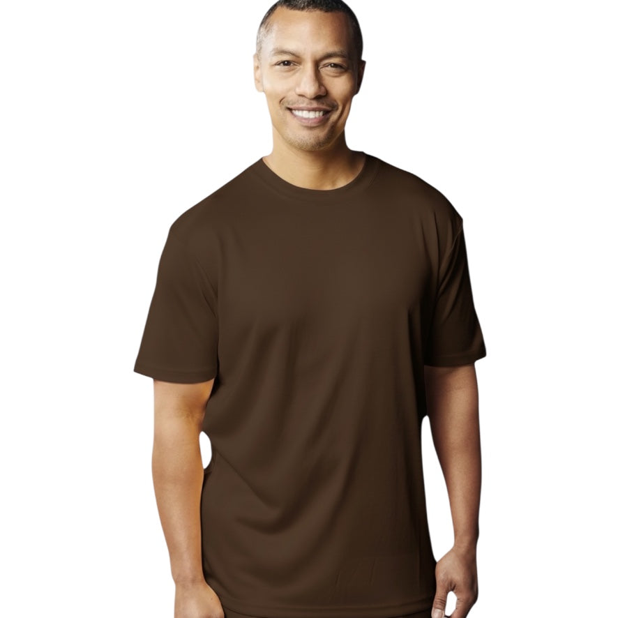 STACY ADAMS: Ribbed Mock Neck Tee 5002