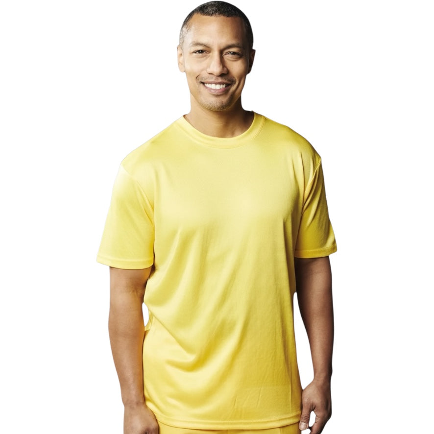 STACY ADAMS: Ribbed Mock Neck Tee 5002