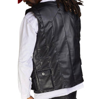 POLITICS: PU Leather Vest