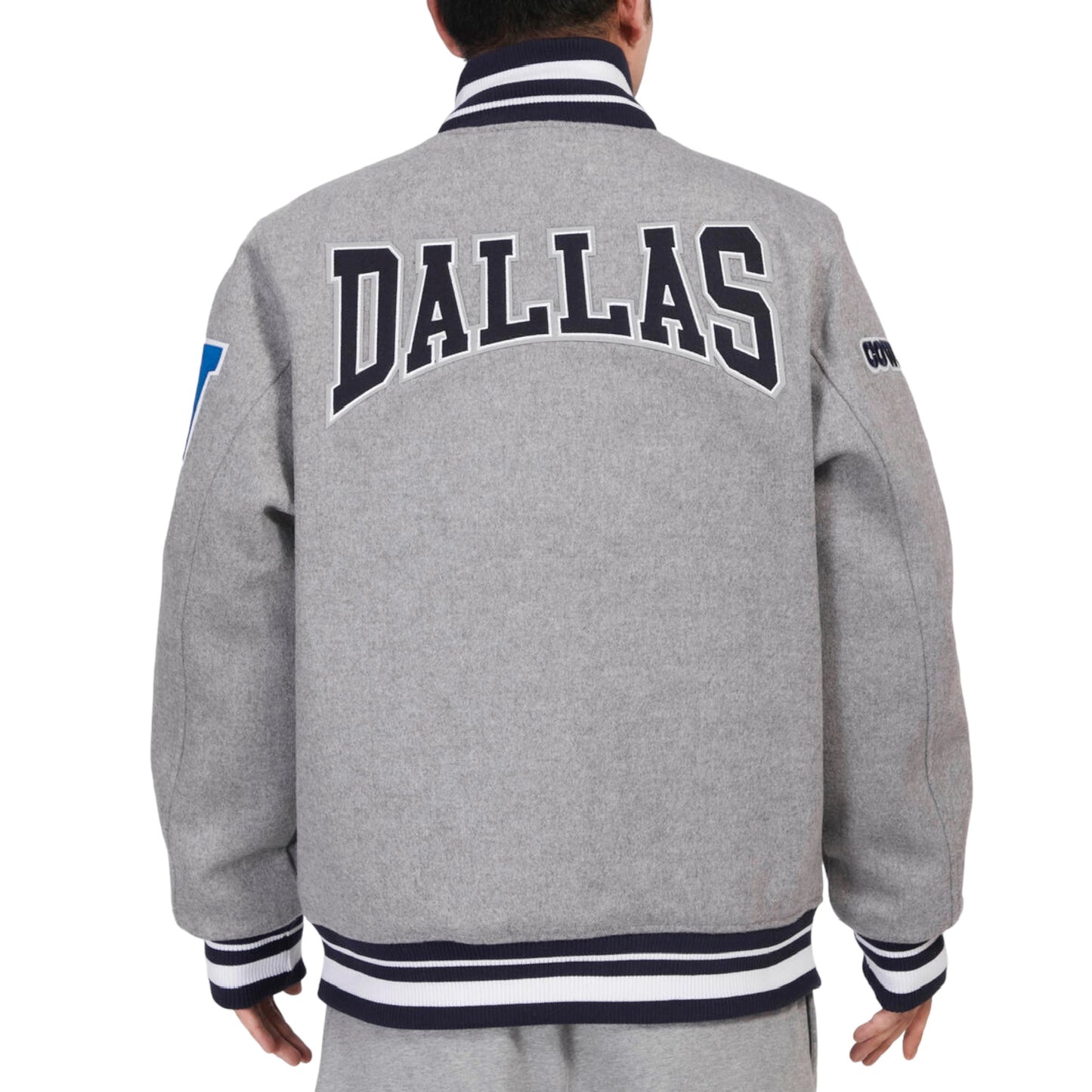 PRO STANDARD: Cowboys Varsity Crest Emblem Varsity Jacket