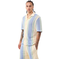 TRUE RELIGION: SRS Knit Stripe Short Set 110534/110745
