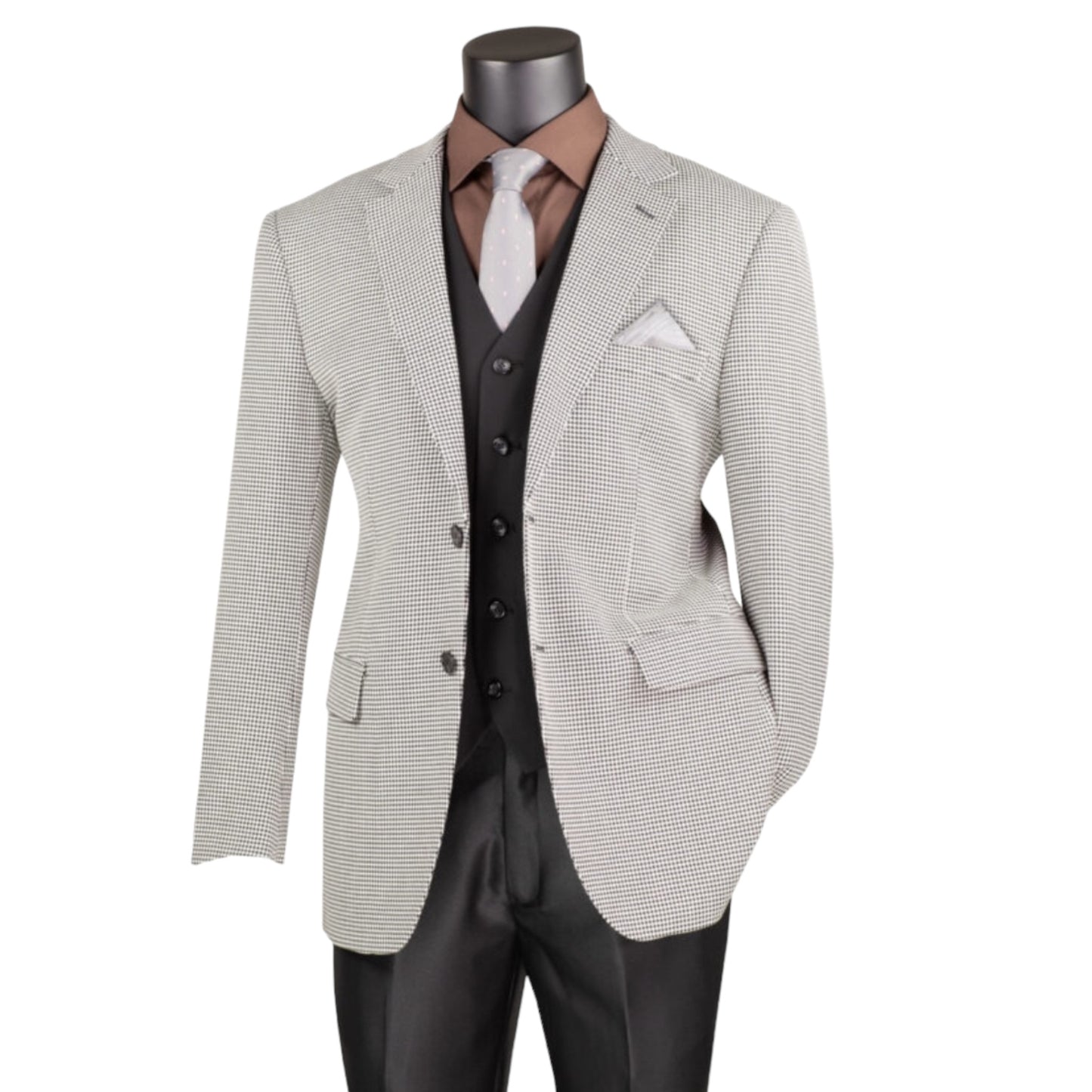 VINCI: Houndstooth Blazer BM-HT