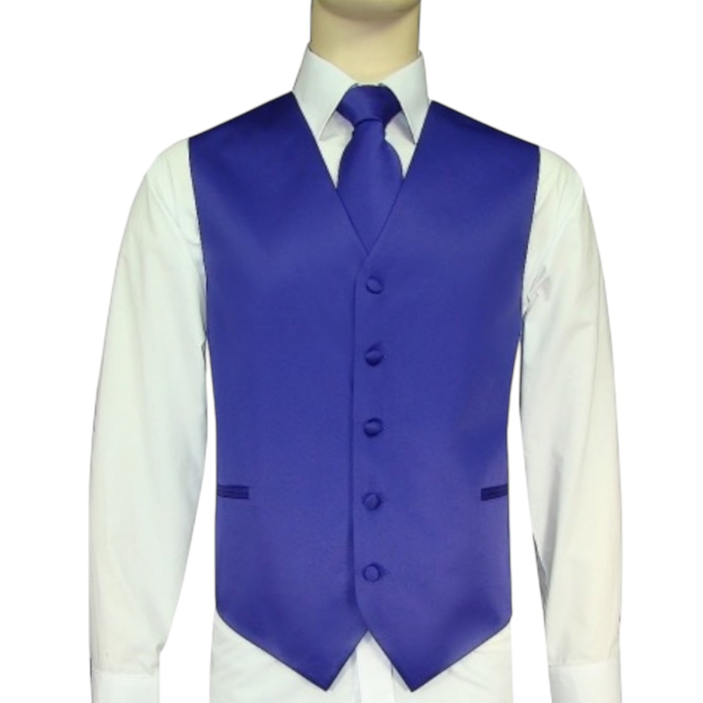 BRAND Q:  Solid Satin Vest 10