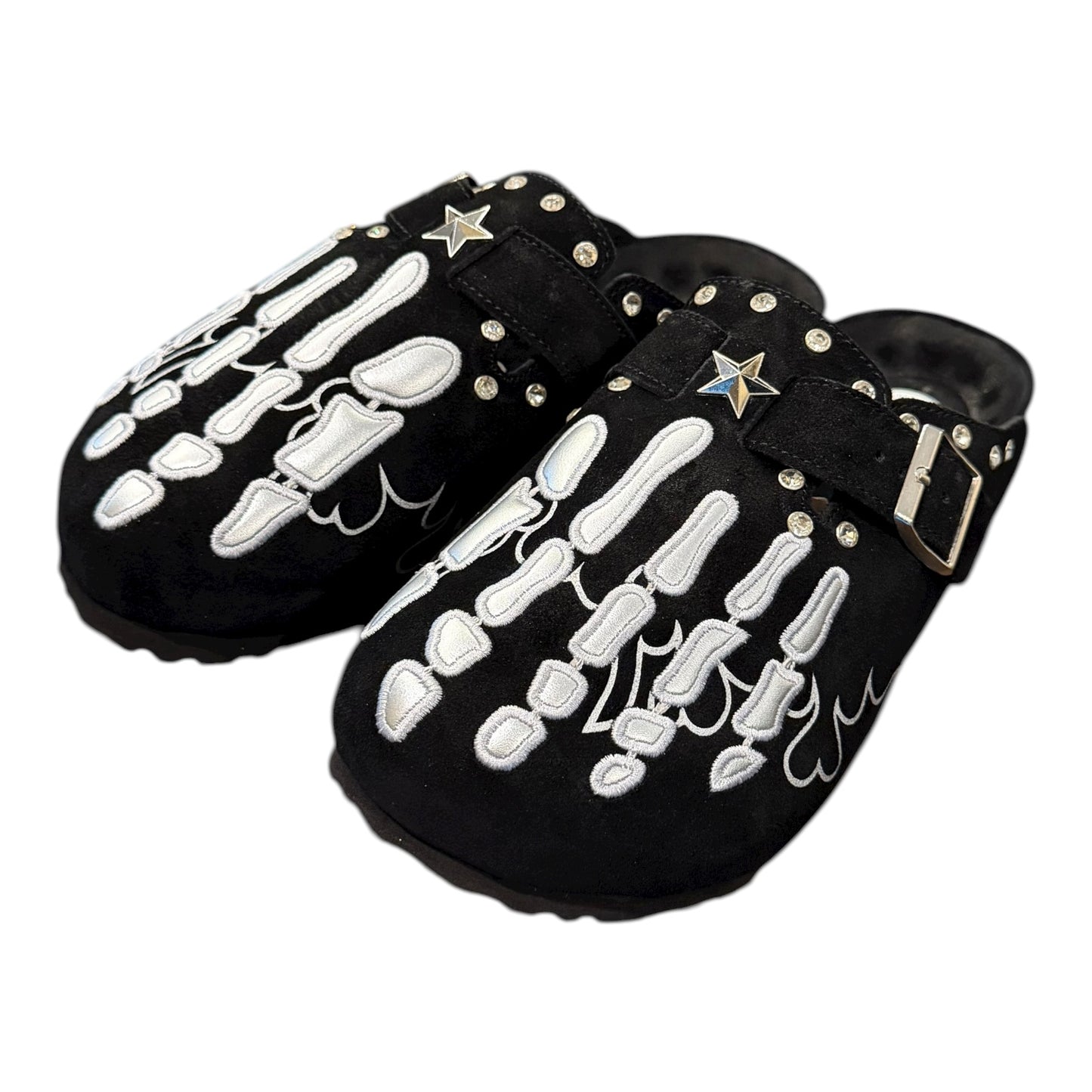 IN THE FIELD: Rhinestone Bones Clogs