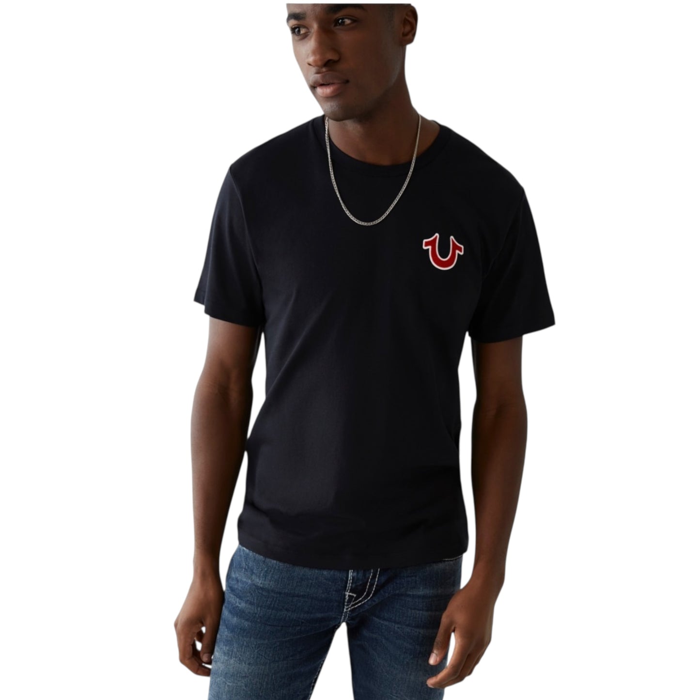 TRUE RELIGION: Buddha Logo SS Tee