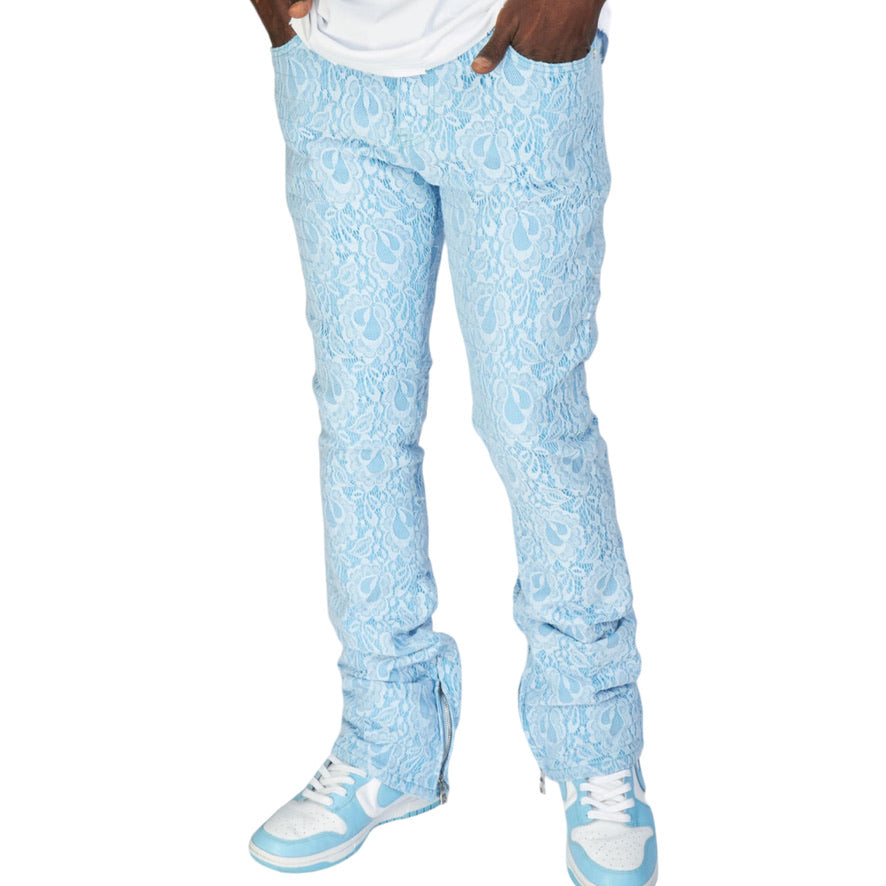 POLITICS: Baldwin Applique Stacked Denim