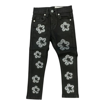 FWD: BOYS Crystal Flower Denim Pant 330296