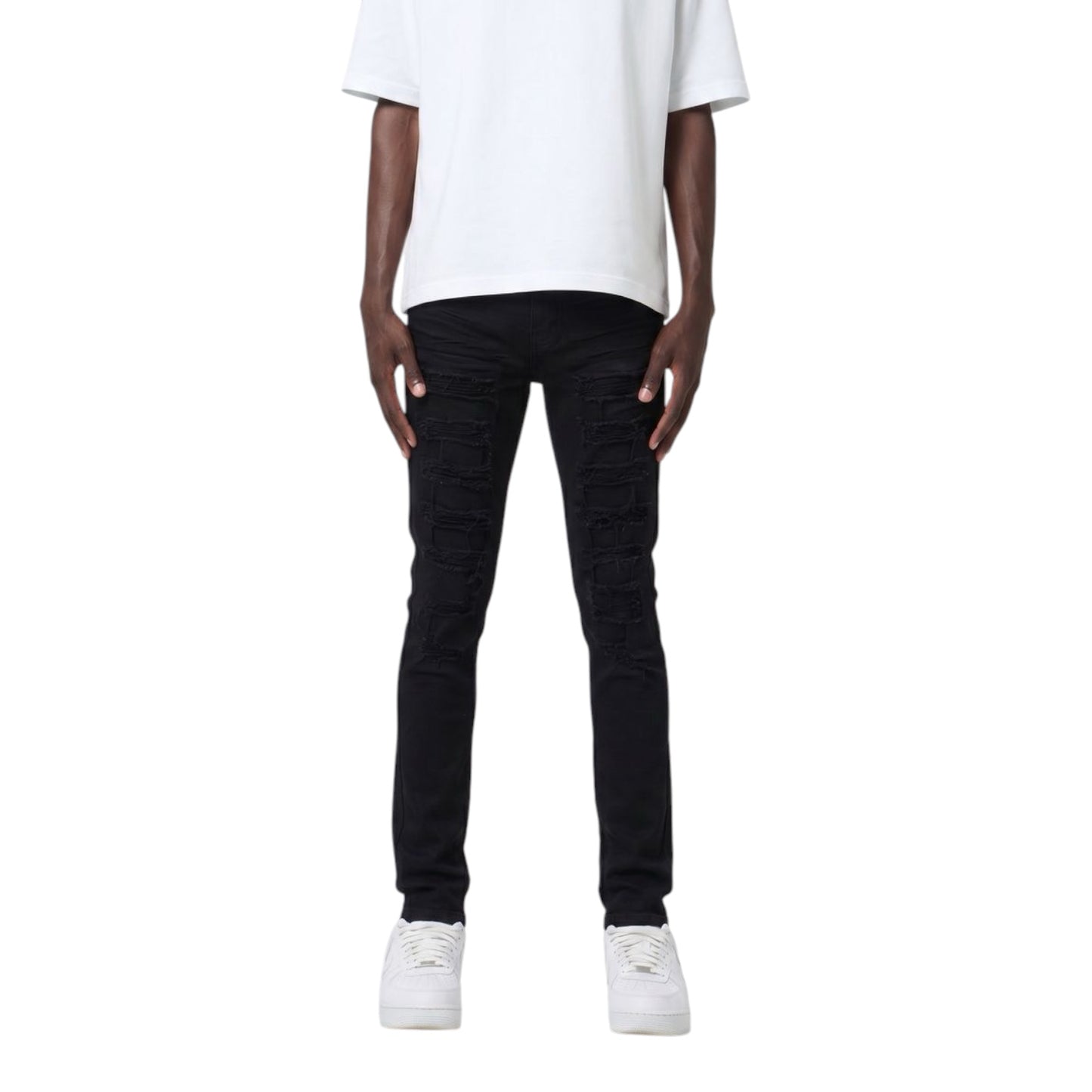 WAIMEA: Skinny Distressed Jean M8021