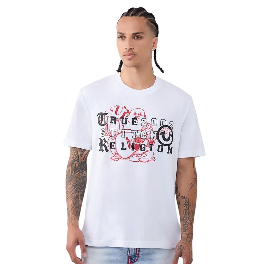 TRUE RELIGION: Buddha Letters SS Tee 110315