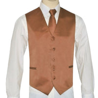 BRAND Q:  Solid Satin Vest 10