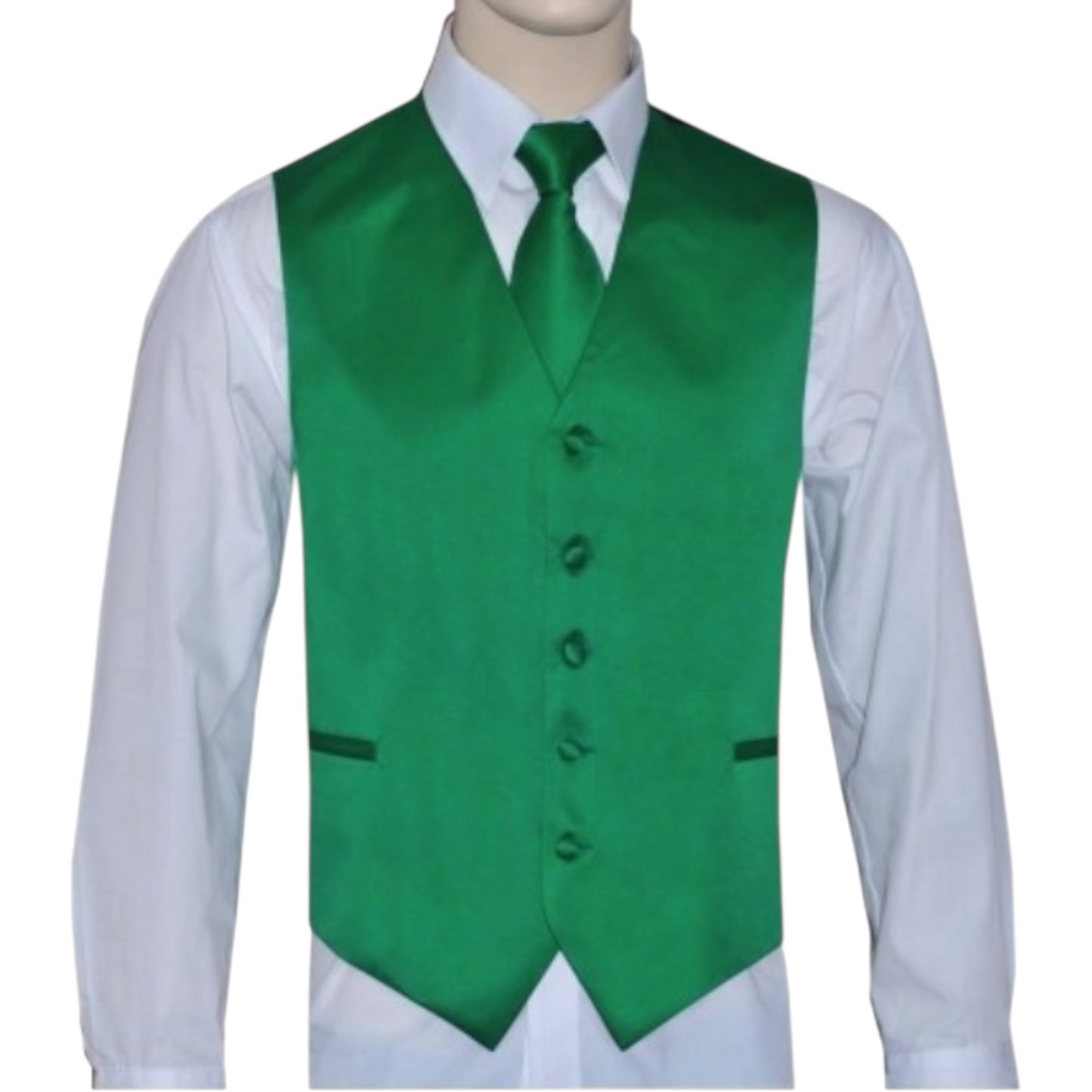 BRAND Q:  Solid Satin Vest 10