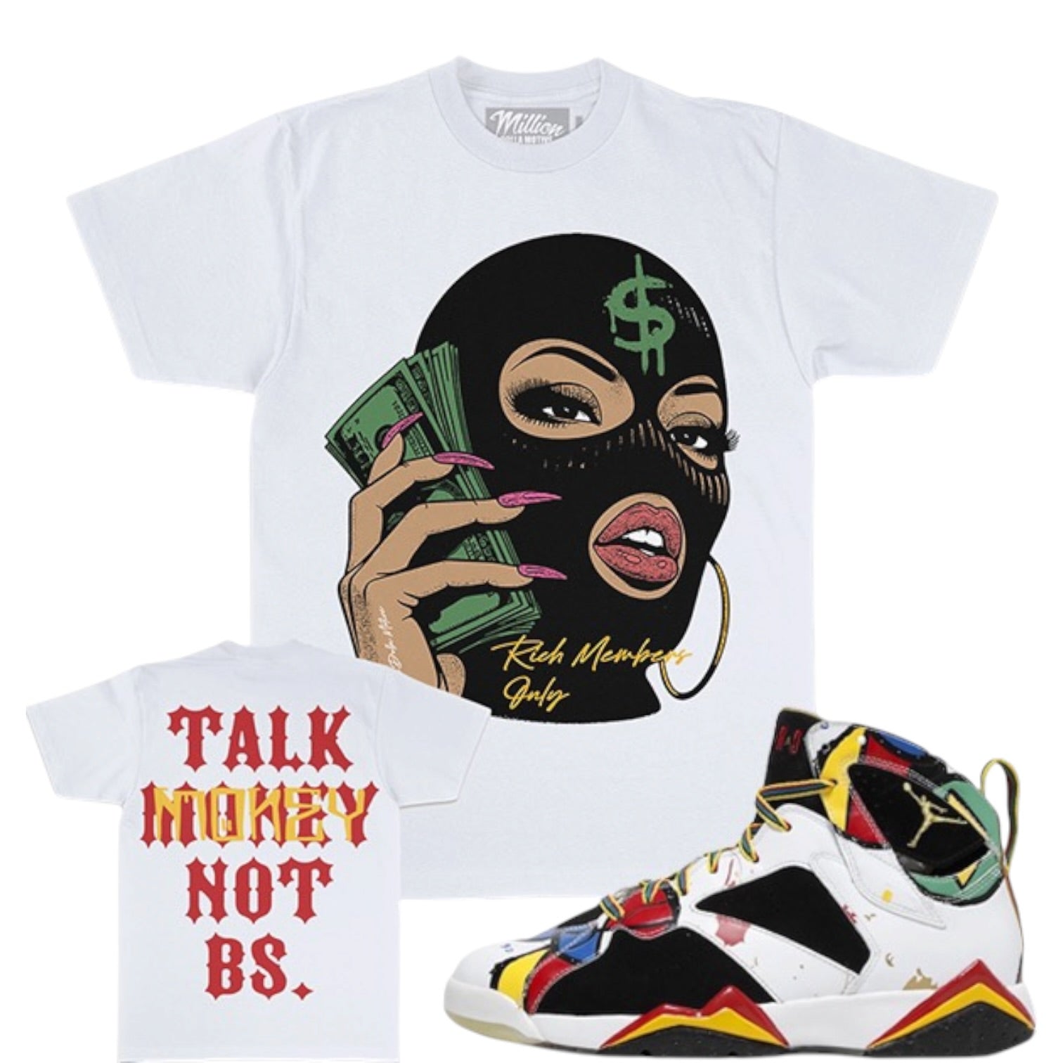 MILLION DOLLA MOTIVE: Talk Money Not BS SS Tee