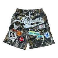 MAJESTIK: Patch Fleece Shorts