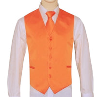 BRAND Q:  Solid Satin Vest 10