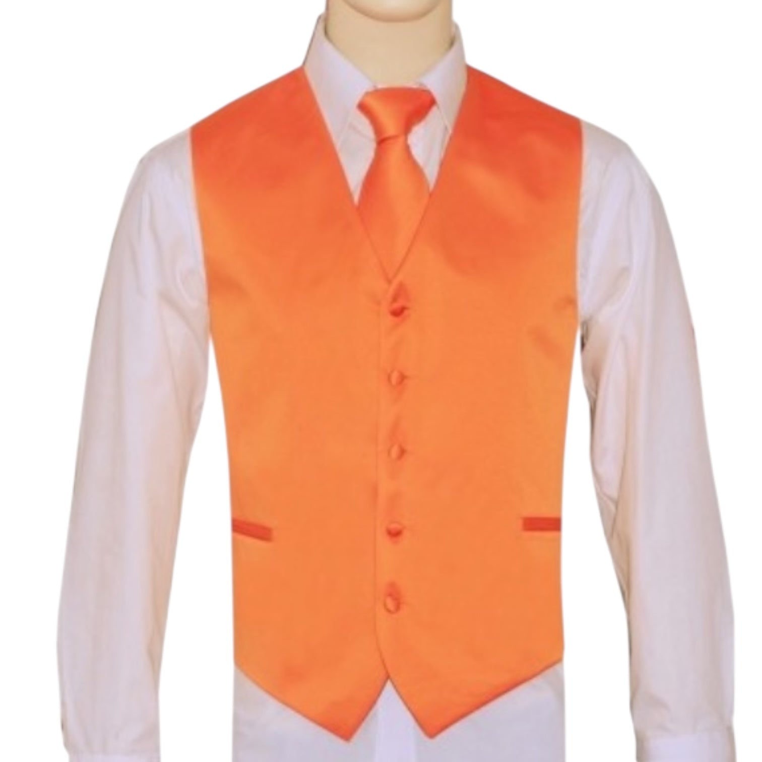 BRAND Q:  Solid Satin Vest 10