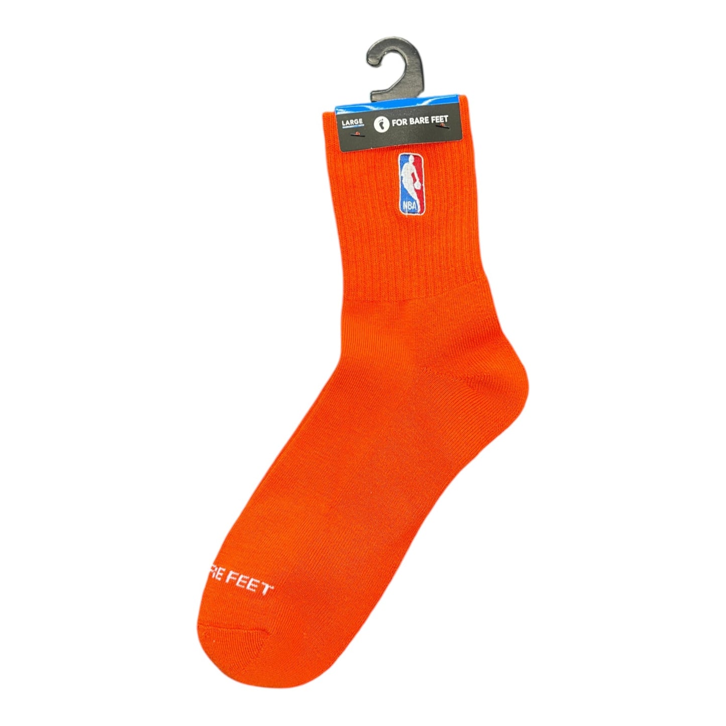 FOR BARE FEET: Classic NBA Logoman Crew Socks