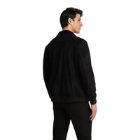 R. LEWIS: Suede Bomber Jacket RLO12