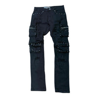 FOCUS: Studded Cargo Denim 2401