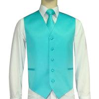 BRAND Q:  Solid Satin Vest 10