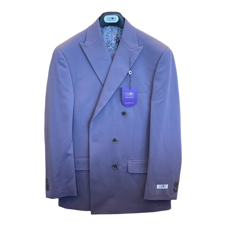 TAYION: Double Breast Solid Modern Suit RAZ0103