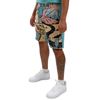 BLAC LEAF: Tapestry Knit Short Set