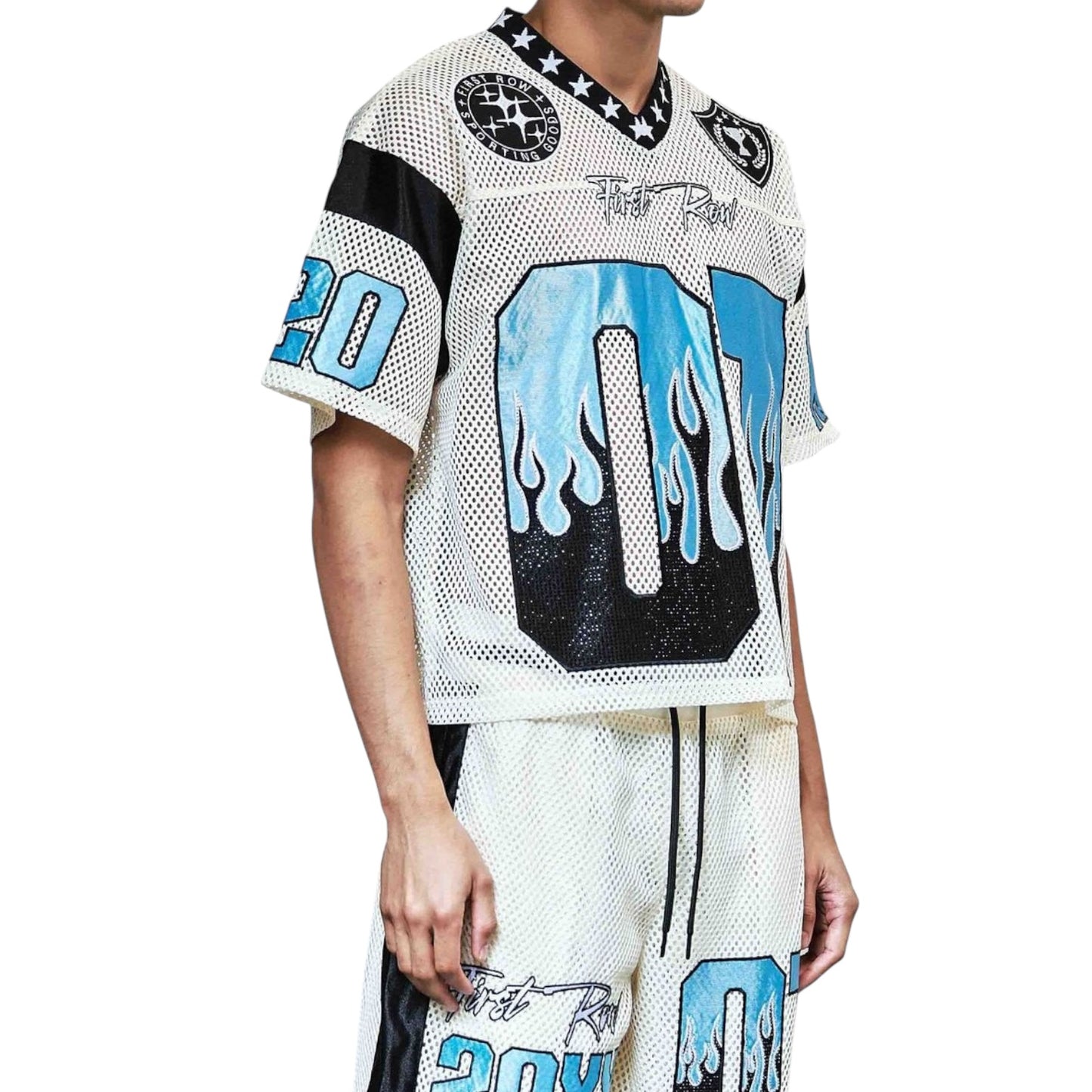 FIRST ROW: Shine Flame Football Jersey FRR1012