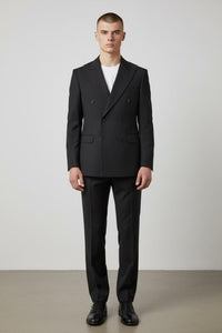 NOAH JOHN: Ultra Slim Double Breast 2pc Suit
